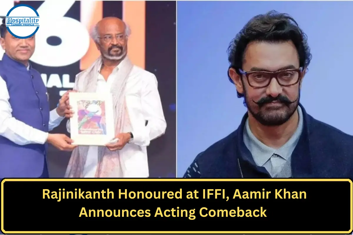 Top 5 Entertainment News: Rajinikanth Honoured at IFFI, Aamir Khan Announces Acting Comeback