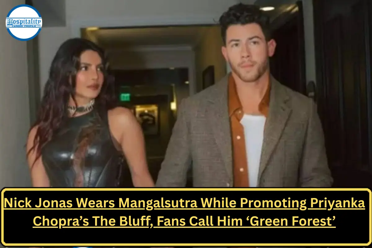 Nick Jonas Wears Mangalsutra While Promoting Priyanka Chopra’s The Bluff, Fans Call Him ‘Green Forest’