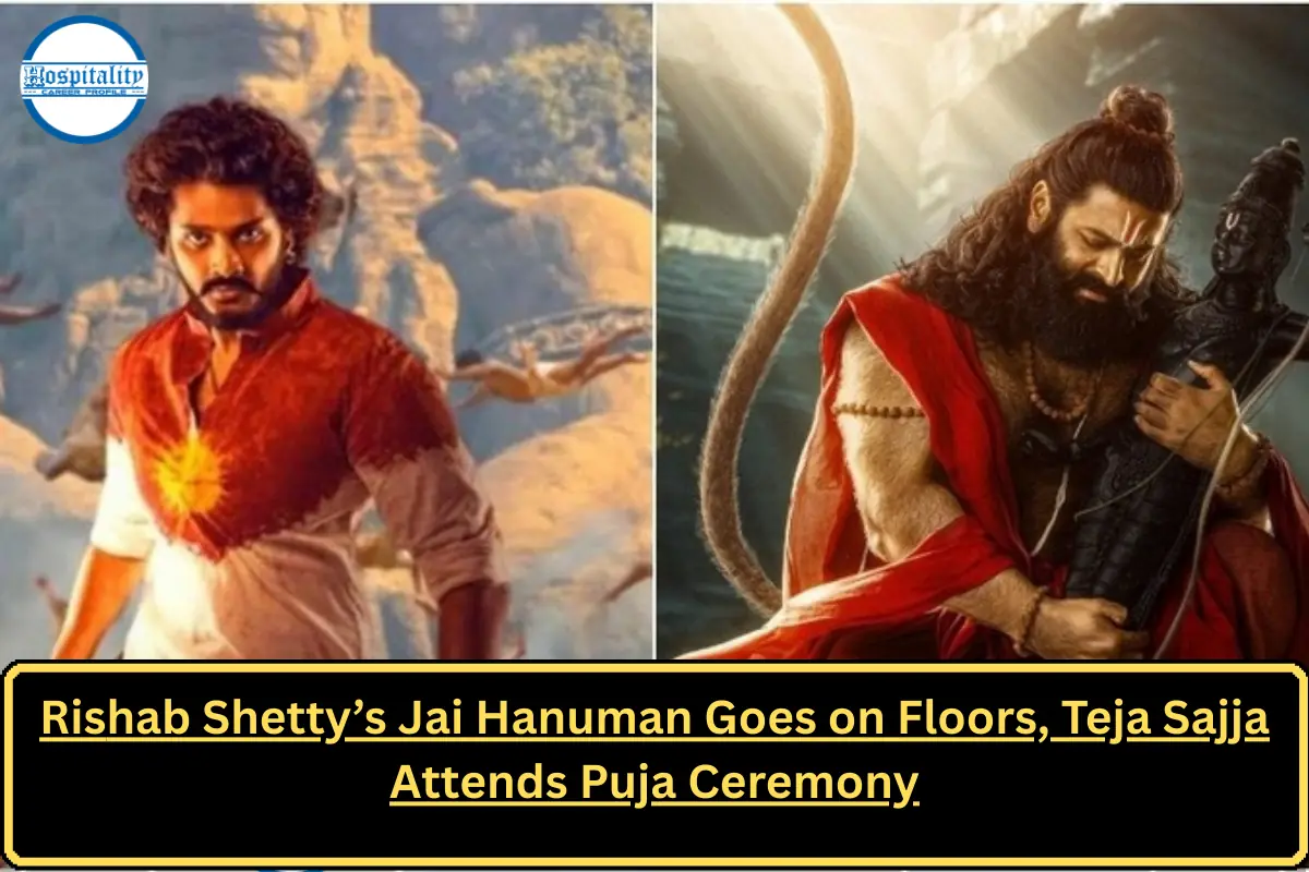 Rishab Shetty’s Jai Hanuman Goes on Floors, Teja Sajja Attends Puja Ceremony