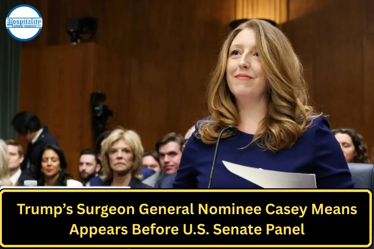 Trump’s Surgeon General Nominee Casey Means Appears Before U.S. Senate Panel