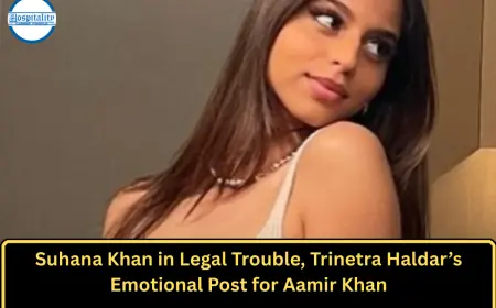 Top 5 Entertainment News: Suhana Khan in Legal Trouble, Trinetra Haldar’s Emotional Post for Aamir Khan, Param Sundari Box Office Update