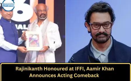 Top 5 Entertainment News: Rajinikanth Honoured at IFFI, Aamir Khan Announces Acting Comeback