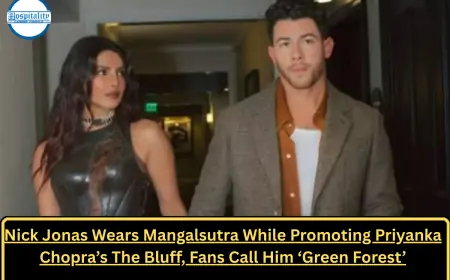 Nick Jonas Wears Mangalsutra While Promoting Priyanka Chopra’s The Bluff, Fans Call Him ‘Green Forest’
