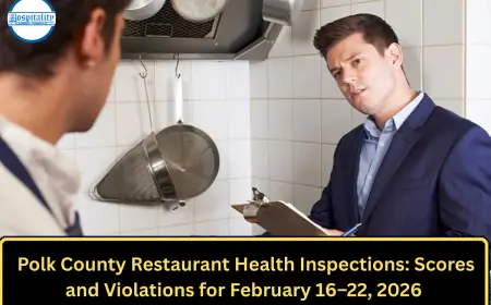 Polk County Restaurant Health Inspections: Scores and Violations for February 16–22, 2026