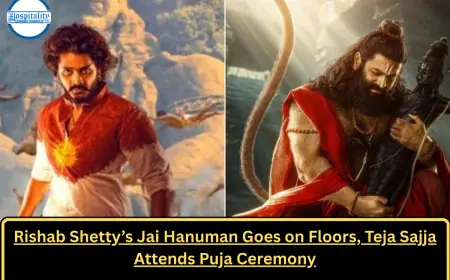 Rishab Shetty’s Jai Hanuman Goes on Floors, Teja Sajja Attends Puja Ceremony