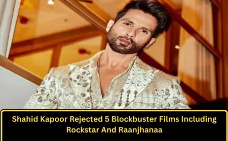 Shahid Kapoor Rejected 5 Blockbuster Films Including Rockstar And Raanjhanaa