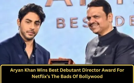 Aryan Khan Wins Best Debutant Director Award For Netflix’s The Bads Of Bollywood