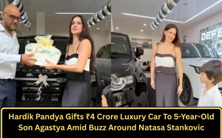 Hardik Pandya Gifts ₹4 Crore Luxury Car To 5-Year-Old Son Agastya Amid Buzz Around Natasa Stankovic