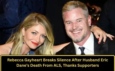 Rebecca Gayheart Breaks Silence After Husband Eric Dane’s Death From ALS, Thanks Supporters