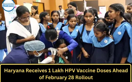 Haryana Receives 1 Lakh HPV Vaccine Doses Ahead of February 28 Rollout