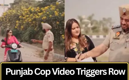 Viral Video of Punjab Cops in Pre-Wedding Shoot Sparks Political Flashpoint