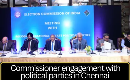 Election Commissioners Engage with Political Parties in Chennai, Assure Free and Fair Polls