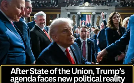 After State of the Union, Trump’s Agenda Faces a New Political Reality