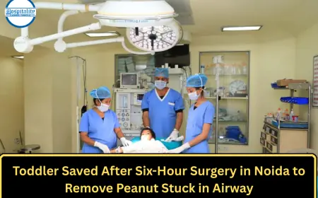 Toddler Saved After Six-Hour Surgery in Noida to Remove Peanut Stuck in Airway