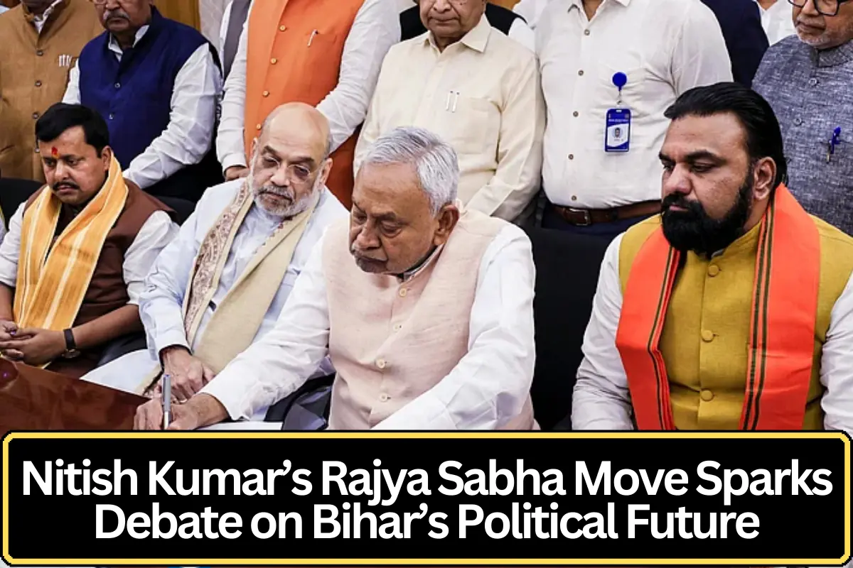 Nitish Kumar’s Rajya Sabha Move Rekindles Debate Over the Future of Bihar Politics