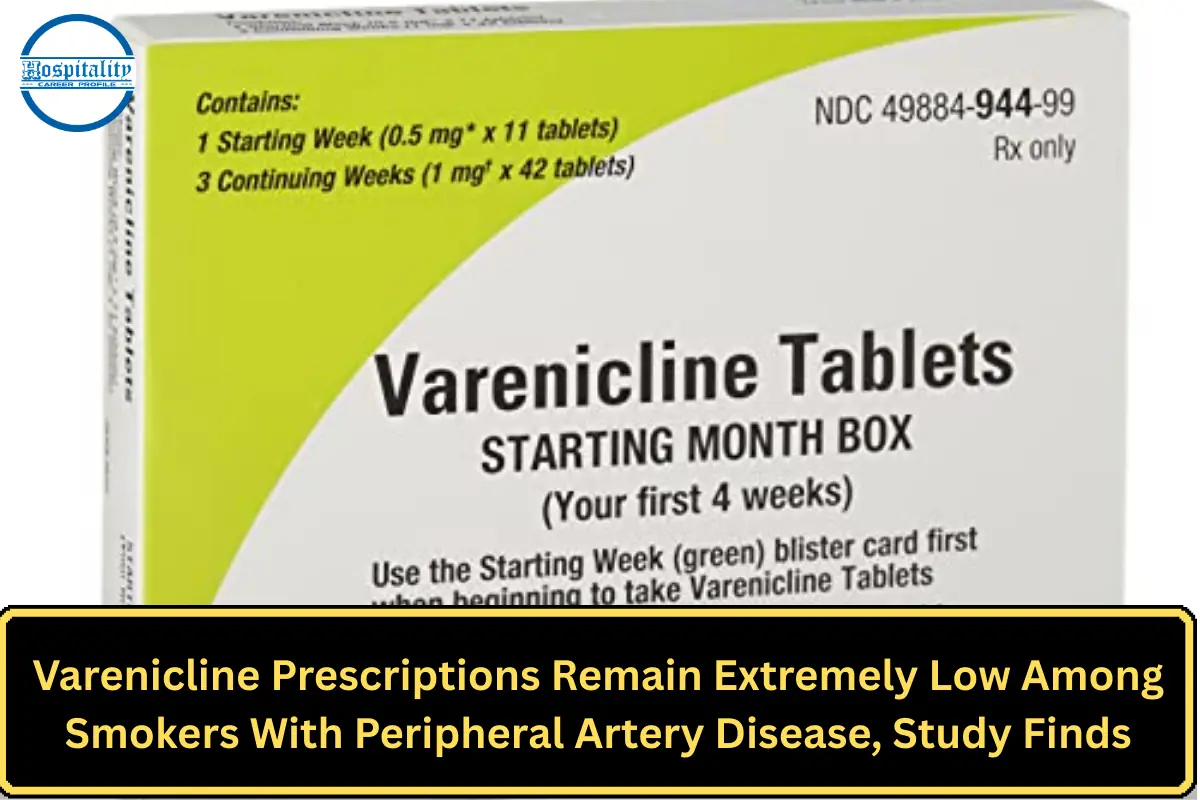Varenicline Prescriptions Remain Extremely Low Among Smokers With Peripheral Artery Disease, Study Finds