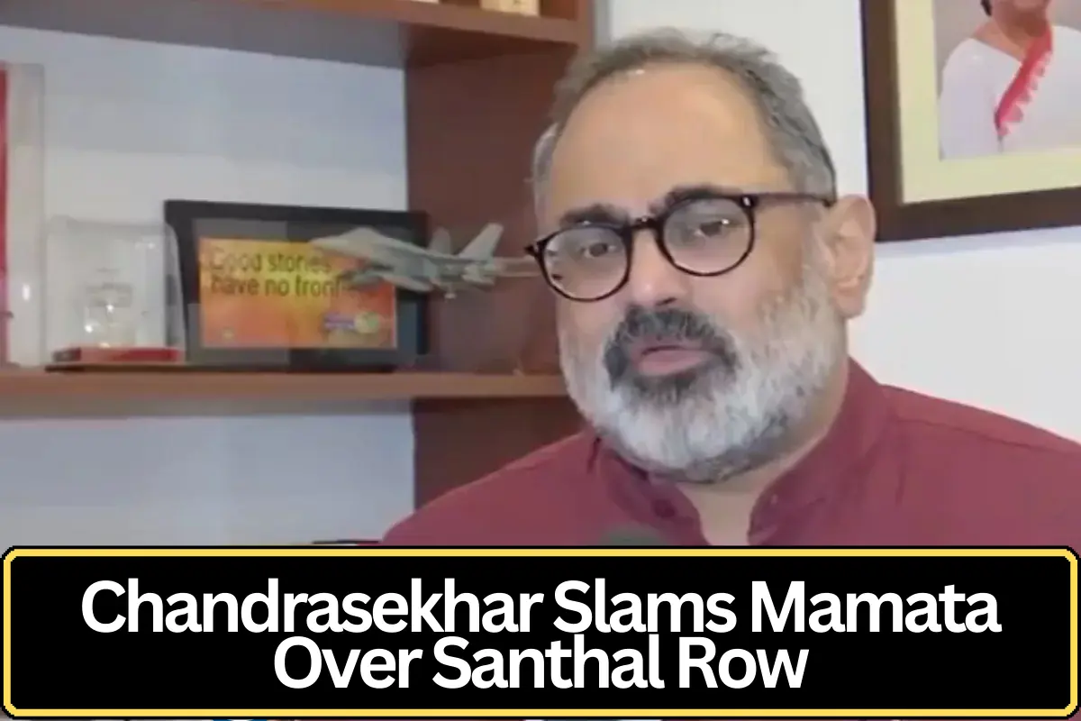 Rajeev Chandrasekhar Criticises Mamata Banerjee Over West Bengal Santhal Conference Row