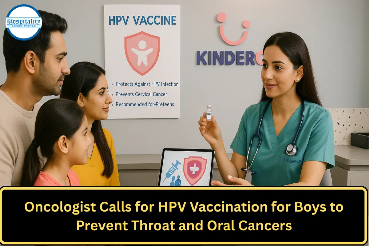 Oncologist Calls for HPV Vaccination for Boys to Prevent Throat and Oral Cancers