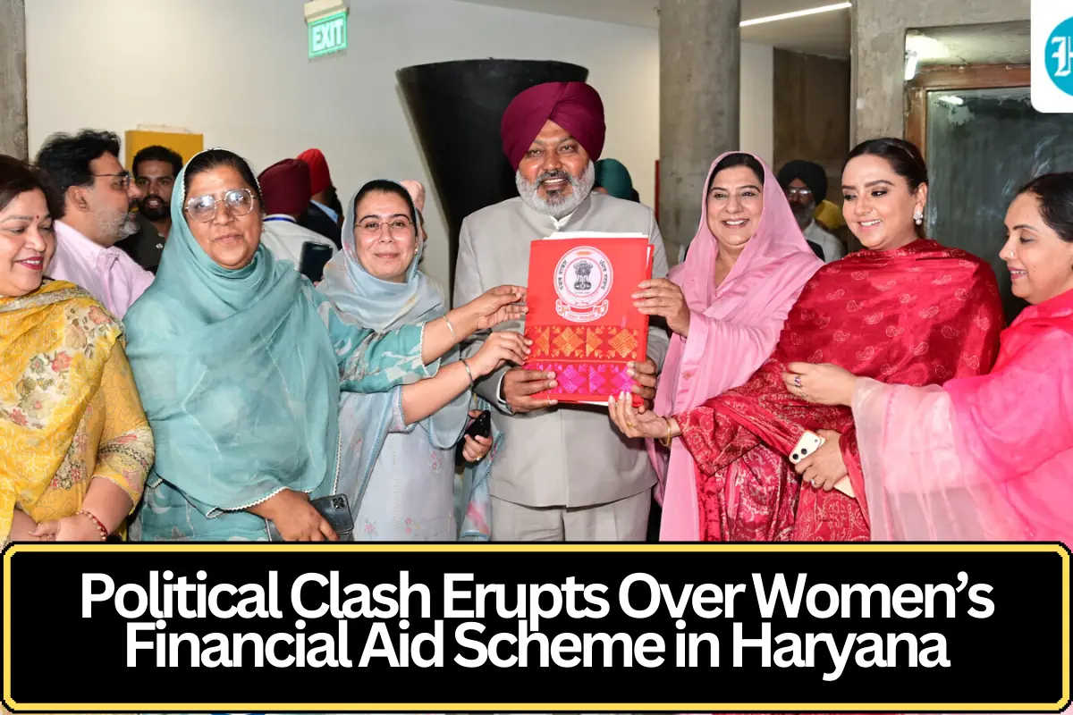Political Clash Erupts Over Women’s Financial Aid Scheme in Haryana