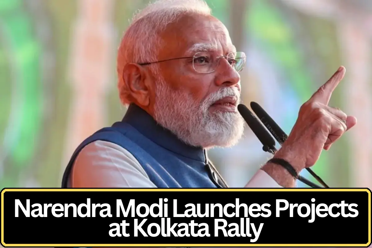 Prime Minister Narendra Modi Launches Development Projects at Kolkata Rally Ahead of Key Political Season