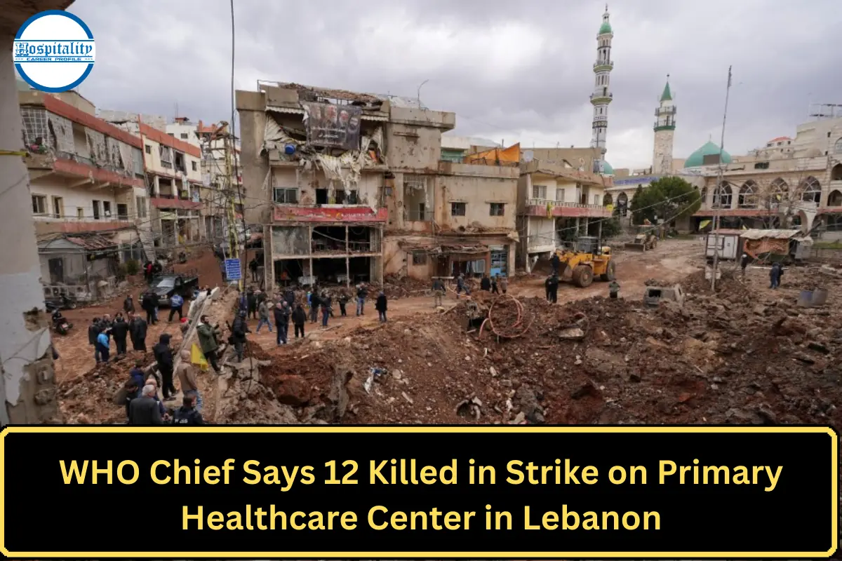 WHO Chief Says 12 Killed in Strike on Primary Healthcare Center in Lebanon