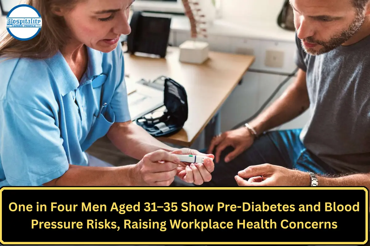 One in Four Men Aged 31–35 Show Pre-Diabetes and Blood Pressure Risks, Raising Workplace Health Concerns