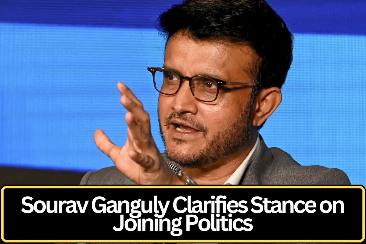 Sourav Ganguly Clarifies Stance on Joining Politics Ahead of 2026 West Bengal Elections