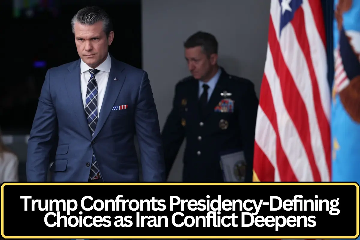 Trump Confronts Presidency-Defining Choices as Iran Conflict Deepens