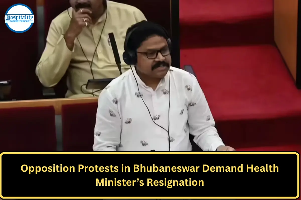 Opposition Protests in Bhubaneswar Demand Health Minister’s Resignation