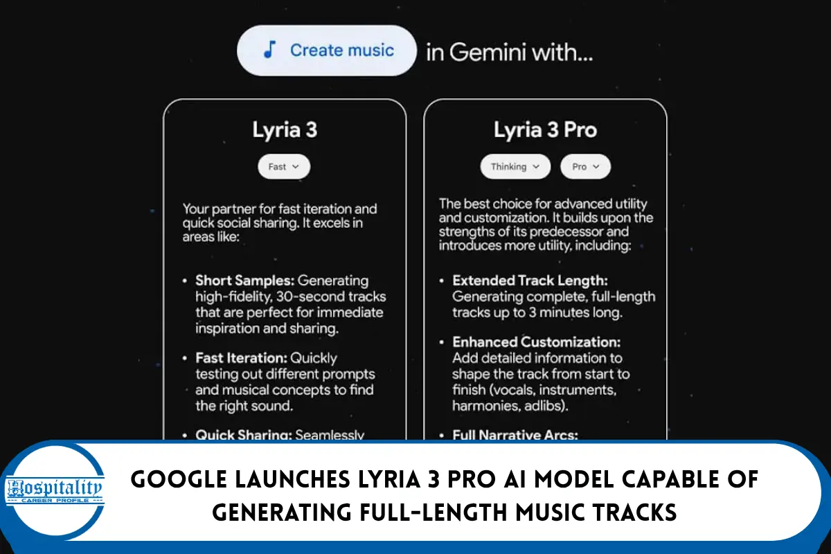 Google Launches Lyria 3 Pro AI Model Capable of Generating Full-Length Music Tracks