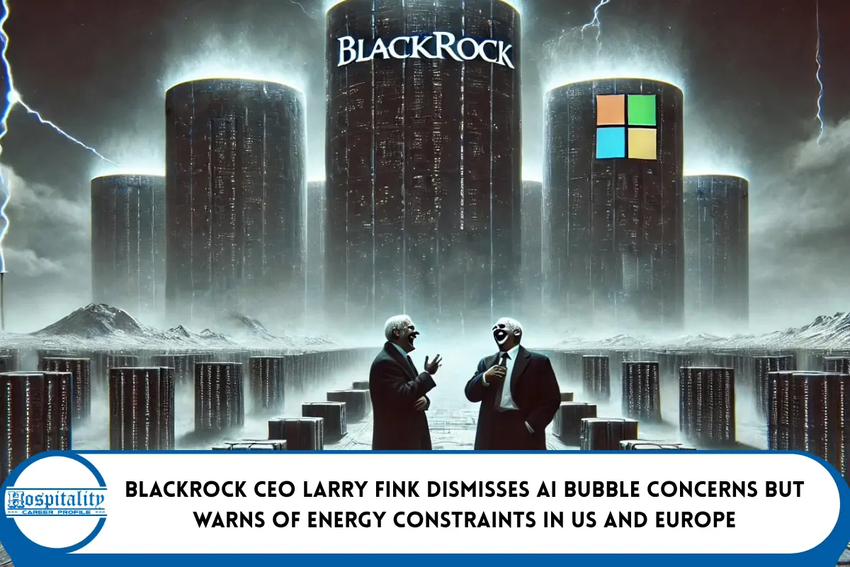 BlackRock CEO Larry Fink Dismisses AI Bubble Concerns but Warns of Energy Constraints in US and Europe