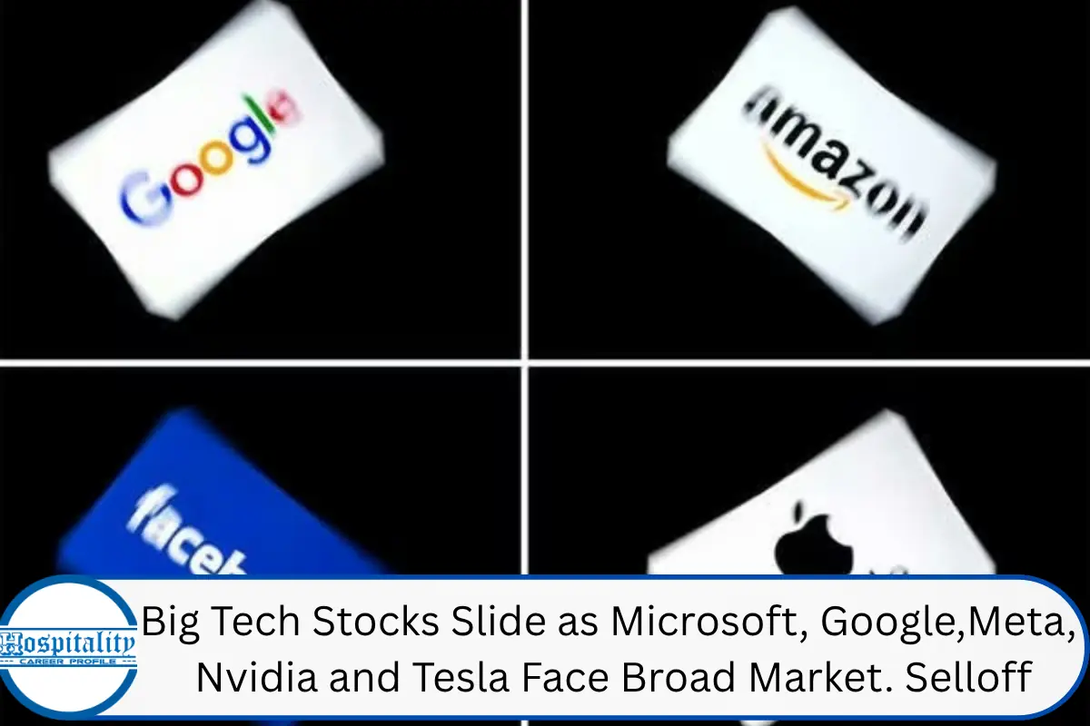 Big Tech Stocks Slide as Microsoft, Google, Meta, Nvidia and Tesla Face Broad Market Selloff