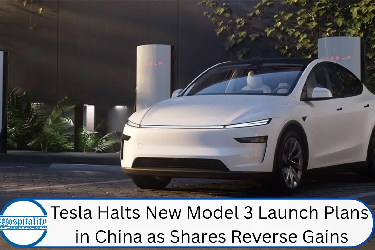 Tesla Halts New Model 3 Launch Plans in China as Shares Reverse Gains