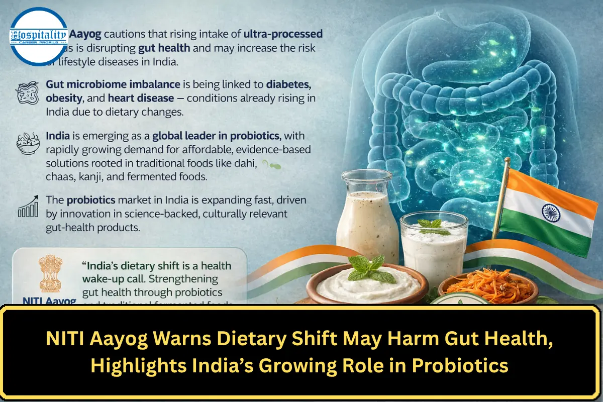 NITI Aayog Warns Dietary Shift May Harm Gut Health, Highlights India’s Growing Role in Probiotics