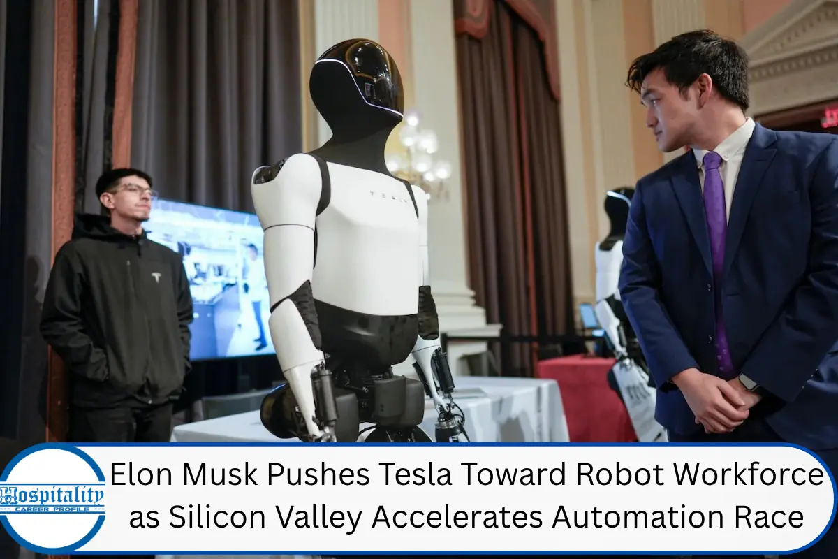 Elon Musk Pushes Tesla Toward Robot Workforce as Silicon Valley Accelerates Automation Race
