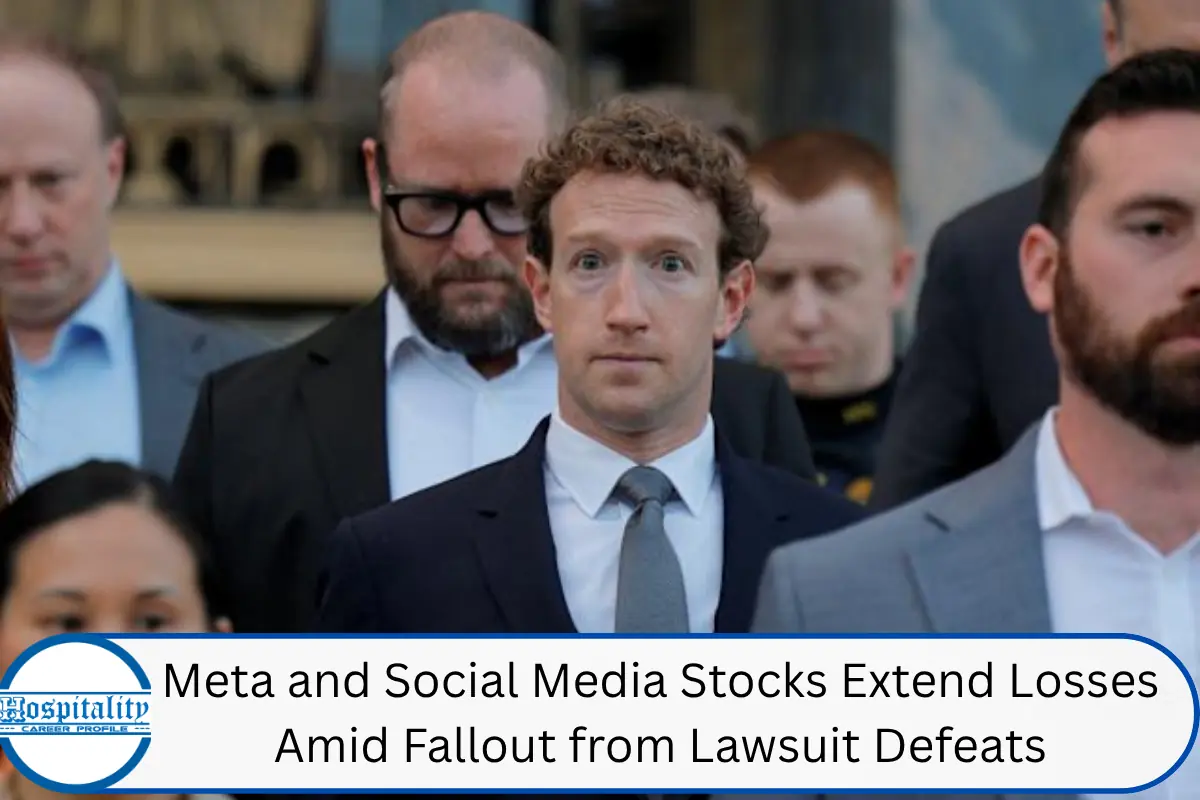 Meta and Social Media Stocks Extend Losses Amid Fallout from Lawsuit Defeats