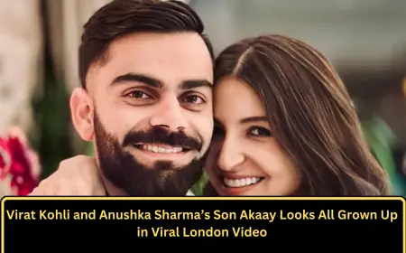 Virat Kohli and Anushka Sharma’s Son Akaay Looks All Grown Up in Viral London Video