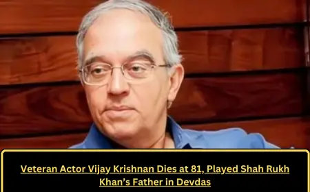 Veteran Actor Vijay Krishnan Dies at 81, Played Shah Rukh Khan’s Father in Devdas