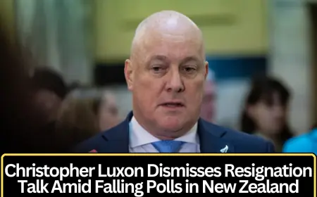 Christopher Luxon Rejects Resignation Speculation Amid Falling Poll Numbers in New Zealand