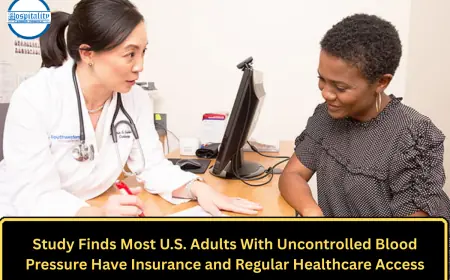 Study Finds Most U.S. Adults with Uncontrolled Blood Pressure Have Insurance and Regular Healthcare Access