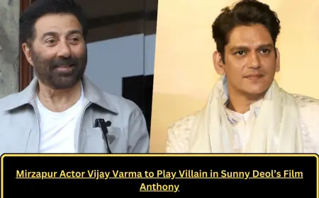 Mirzapur Actor Vijay Varma to Play Villain in Sunny Deol’s Film Anthony