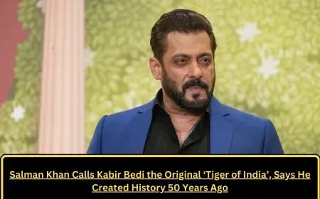 Salman Khan Calls Kabir Bedi the Original ‘Tiger of India’, Says He Created History 50 Years Ago