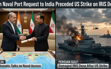 Iran Naval Port Request to India Preceded US Strike on IRIS Dena
