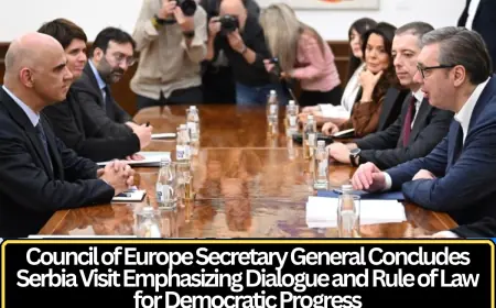 Council of Europe Secretary General Concludes Serbia Visit Emphasizing Dialogue and Rule of Law for Democratic Progress