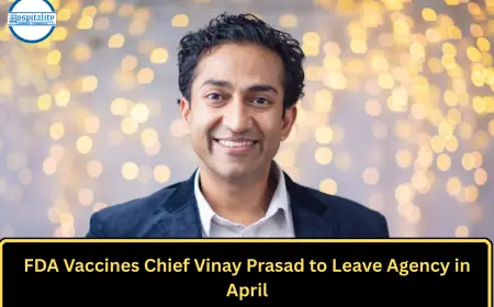 FDA Vaccines Chief Vinay Prasad to Leave Agency in April
