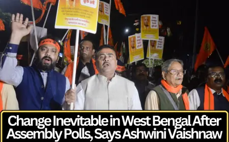 Change Inevitable in West Bengal After Assembly Polls, Says Ashwini Vaishnaw