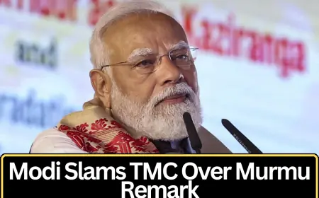 PM Modi Slams TMC Over Alleged Insult to President Murmu, Says Party ‘Crossed All Limits’