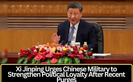 Xi Jinping Urges Chinese Military to Strengthen Political Loyalty After Recent Purges