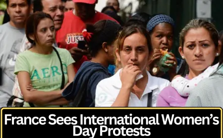 France Marks International Women’s Day with Nationwide Protests Against Gender Inequality