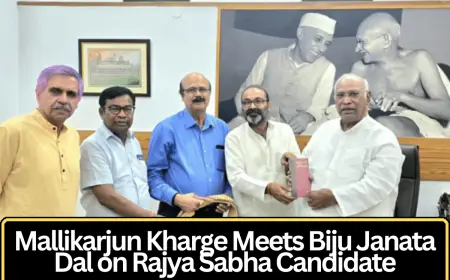 Odisha PCC Chief Meets Mallikarjun Kharge as BJD and Congress Explore Common Rajya Sabha Candidate